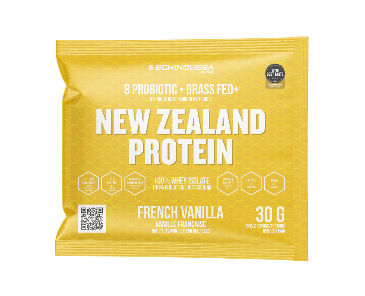 Vanilla | Schinoussa New Zealand Probiotic Whey Isolate Protein 2.3kg Vanilla