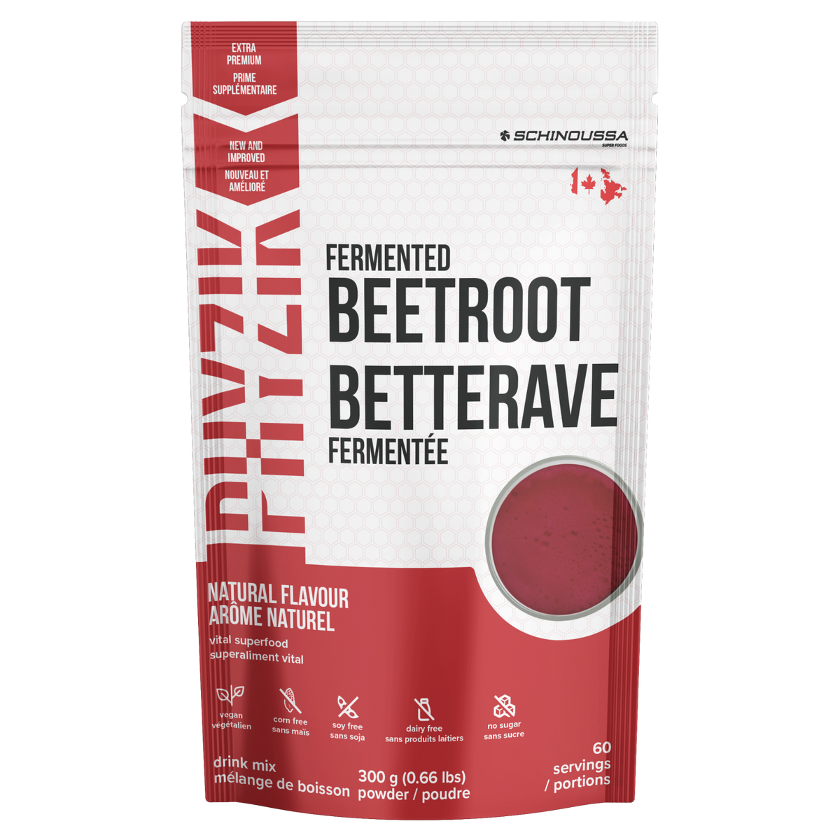 300g | Schinoussa Fermented Beet Root Powder 300g