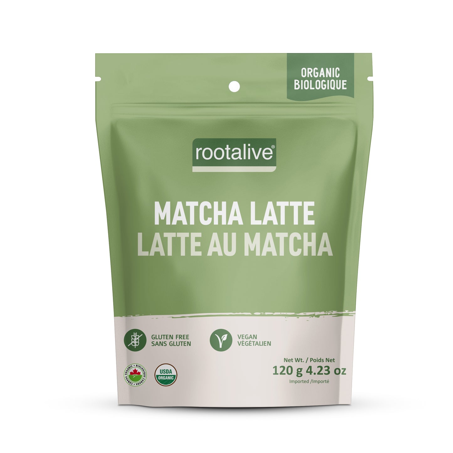 120g | Rootalive Organic Matcha Latte 120g