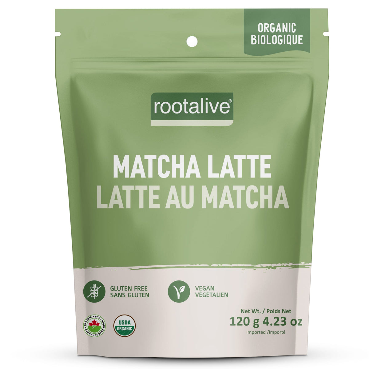 120g | Rootalive Organic Matcha Latte 120g