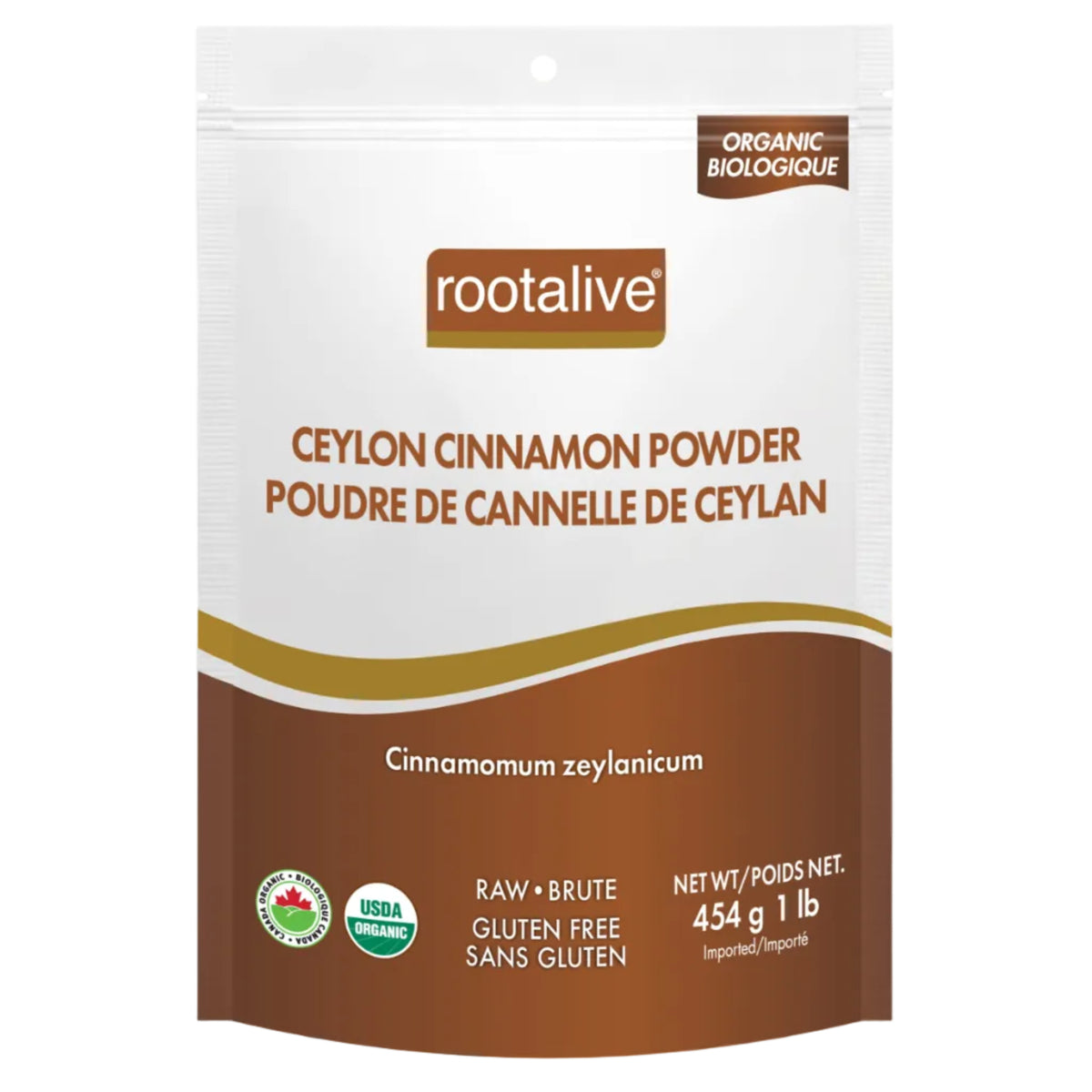 454g | Rootalive Organic Ceylon Cinnamon Powder 454g