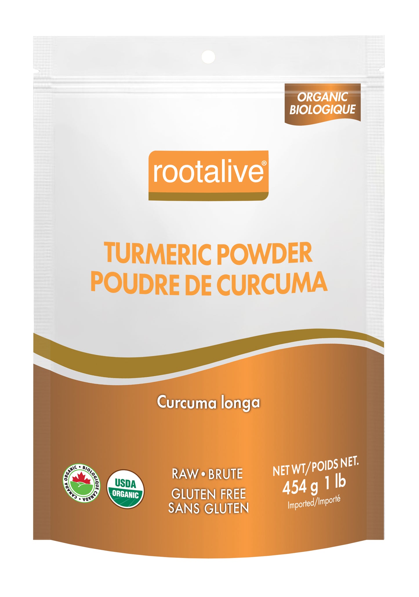 454g | Rootalive Organic Turmeric Powder 454g