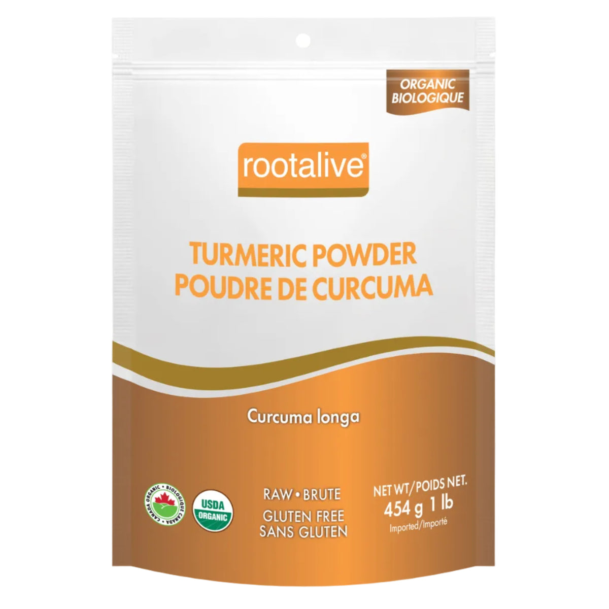 454g | Rootalive Organic Turmeric Powder 454g