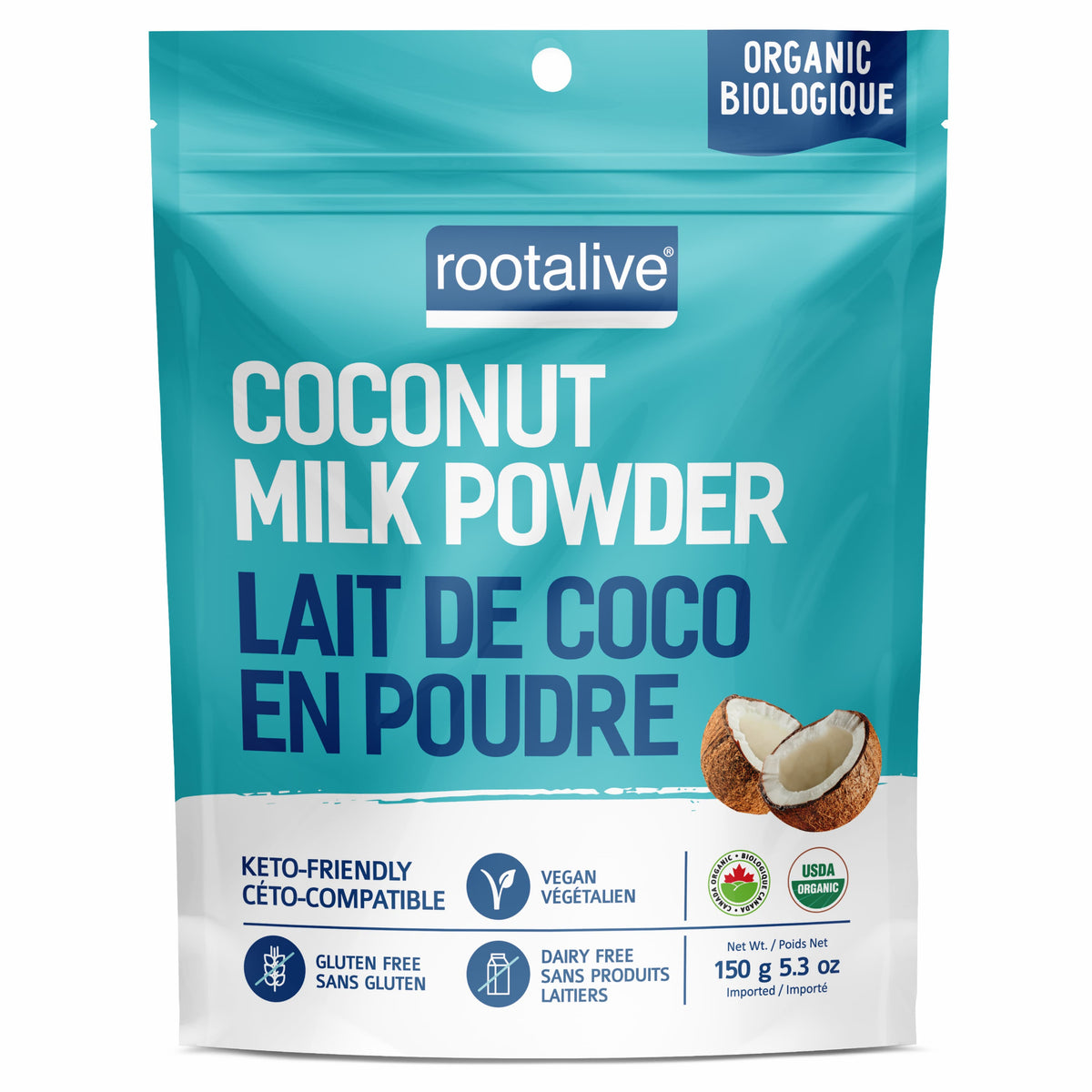 150g | Rootalive Coconut Milk Powder 150g