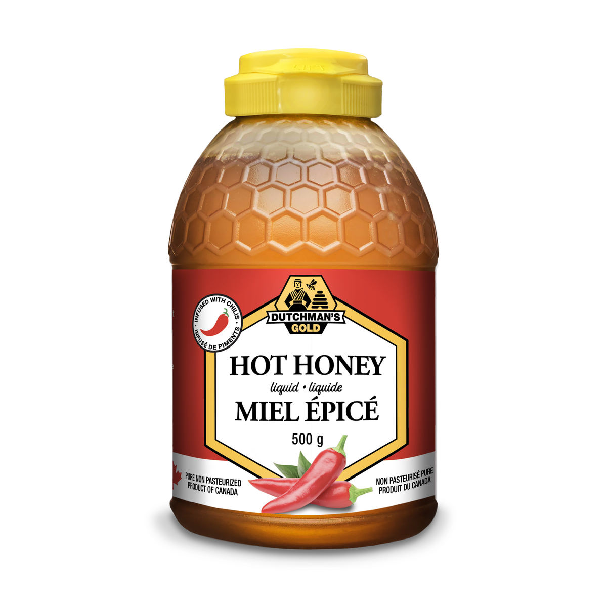 Dutchman's Gold Hot Honey, 500g