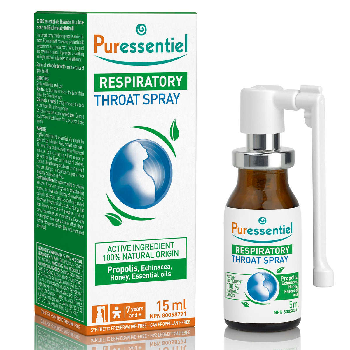 15ml | Puressentiel Respiratory Throat Spray 15ml