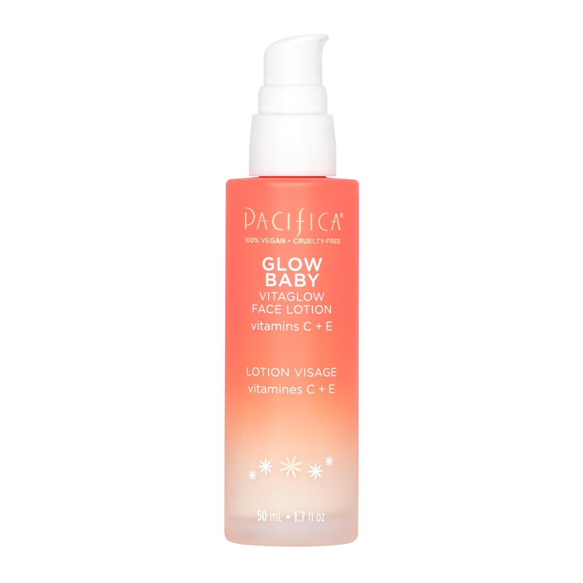 Pacifica Glow Baby Vitaglow Hydro Lotion with Vitamin C and Kakadu Plum, Lightweight Brightening Moisturizer, 50ml