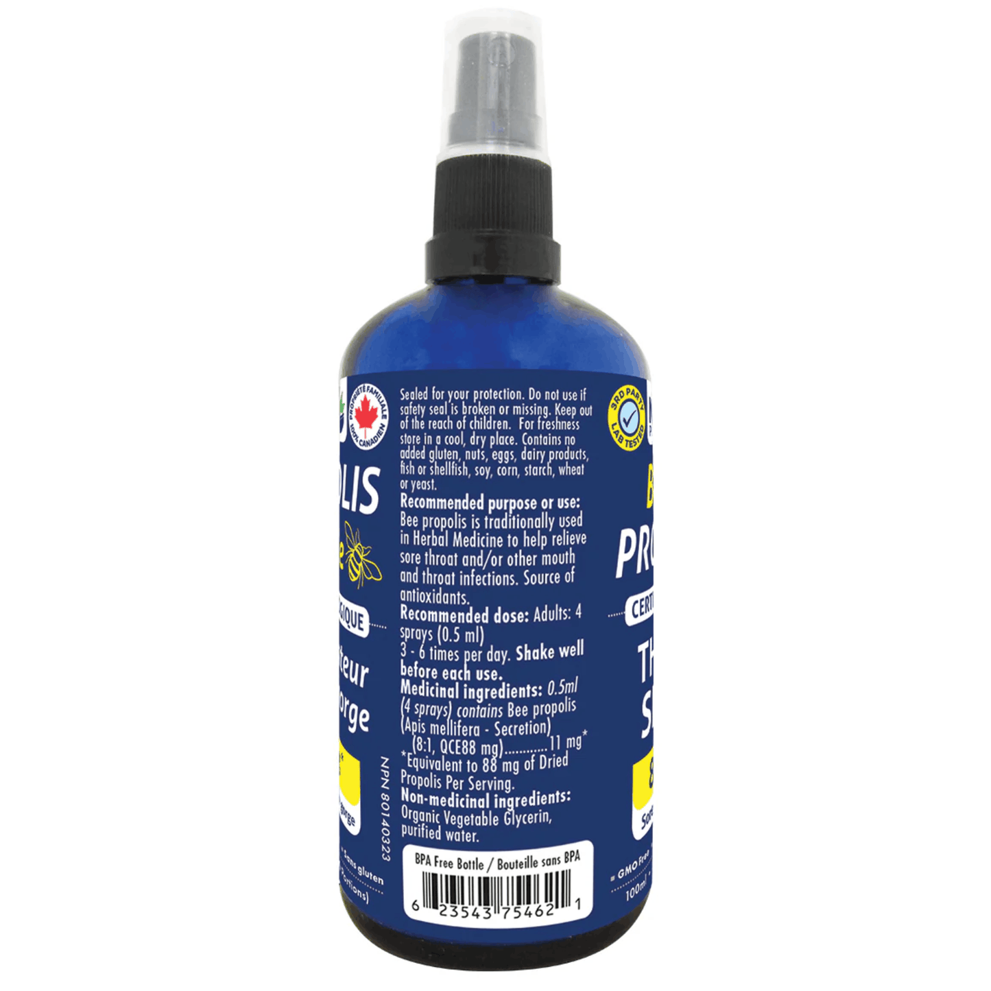 100ml | Naka Platinum Bee Propolis Throat Spray