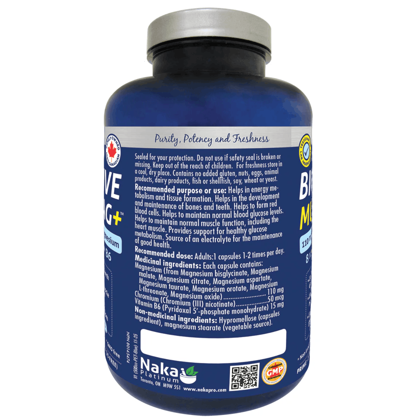 230 Vegetable Capsules | Naka Platinum Bioactive Multi Mag Plus