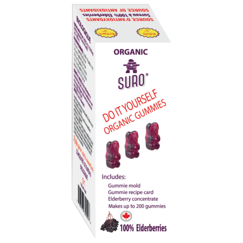 118ml | SURO DIY Organic Elderberry Gummies 118ml
