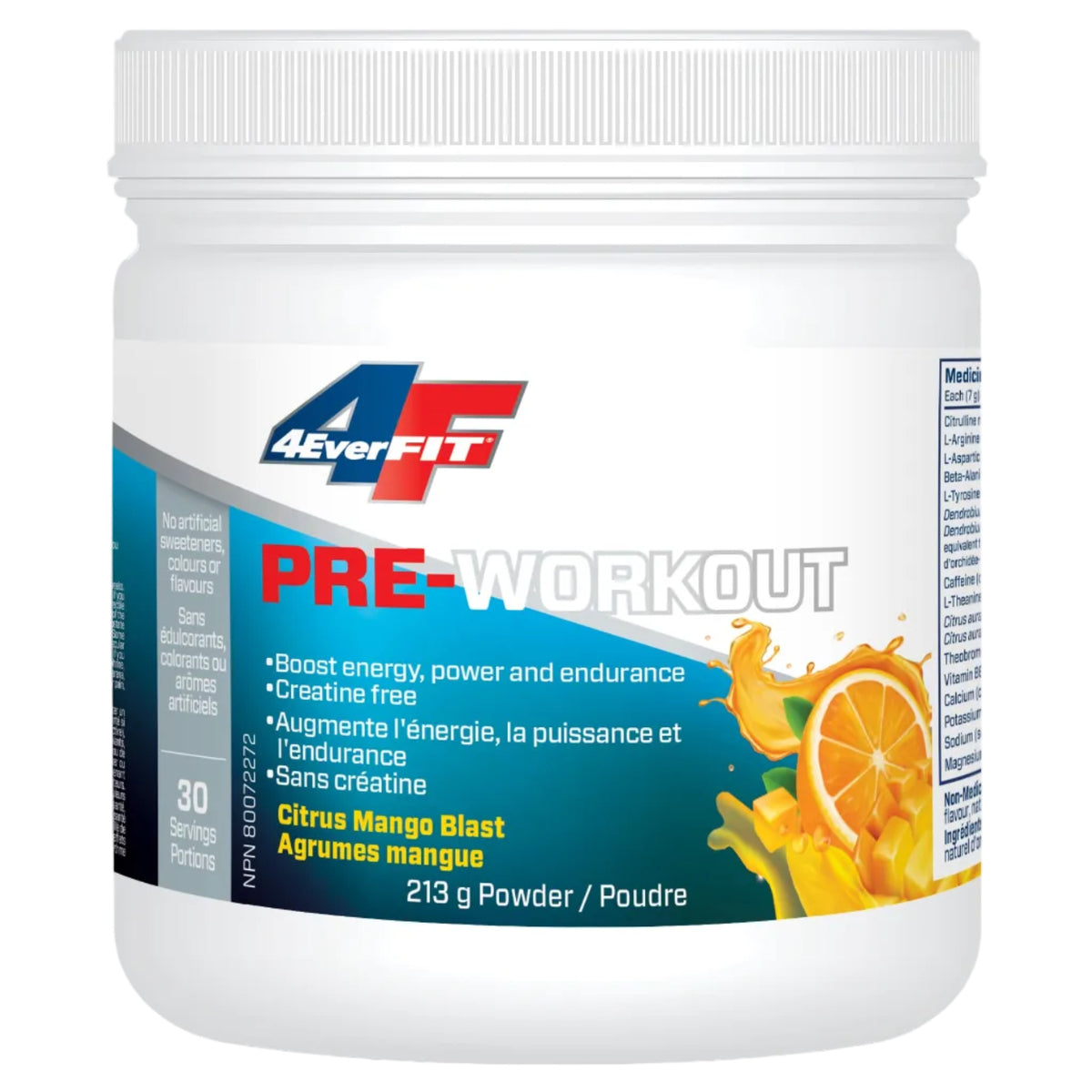 Citrus Mango Splash | Prairie Naturals Creatine Blast Citrus Mango Splash