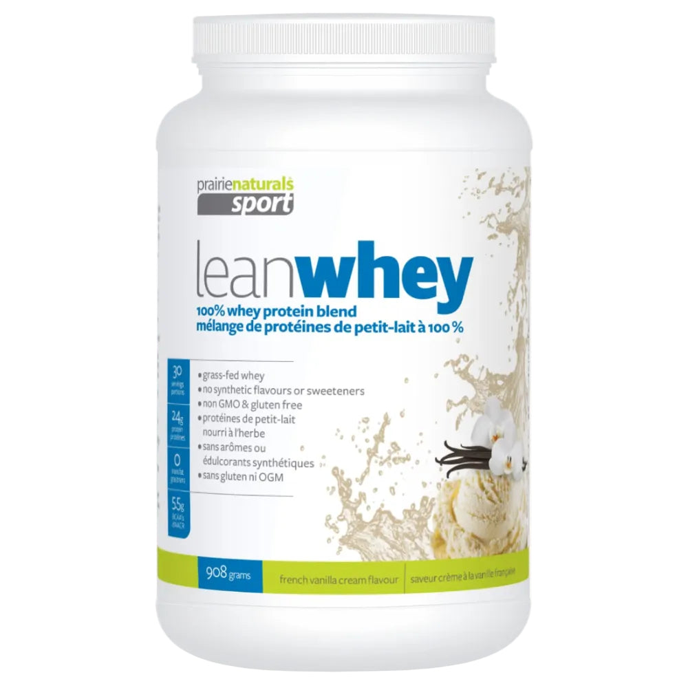 French Vanilla 908g | Prairie Naturals Lean Whey Protein Powder French Vanilla 908g