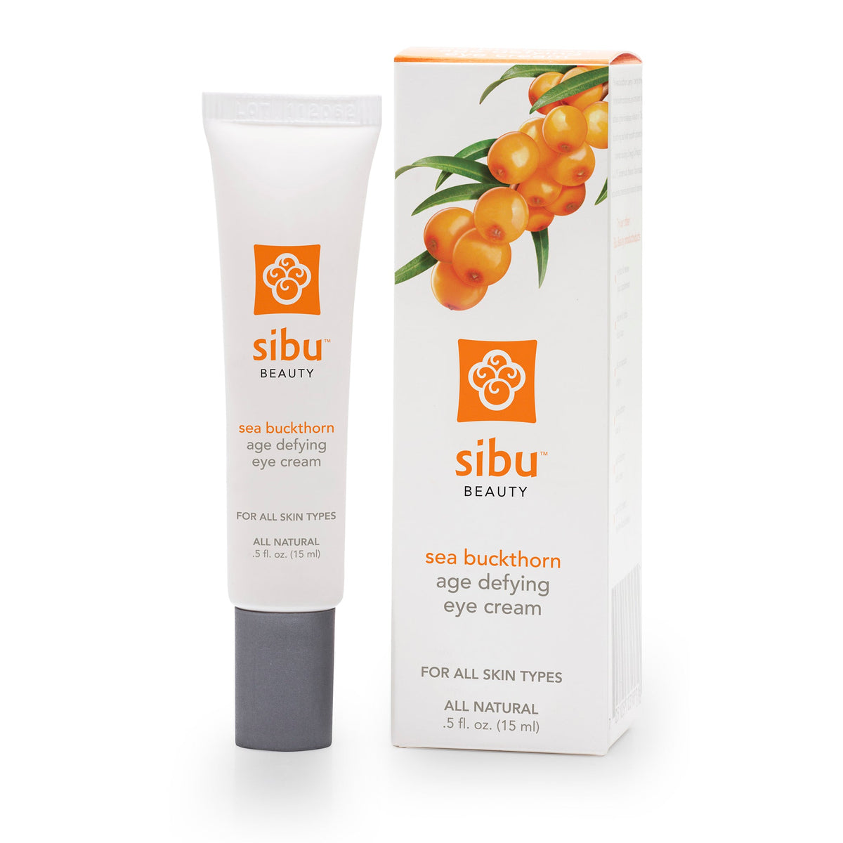 Sea Berry Therapy Age-Defying Eye Cream with Sea Buckthorn, Pumpkin Seed and Hyaluronic Acid, for Fine Lines, Dark Circles and Puffiness, 15ml
