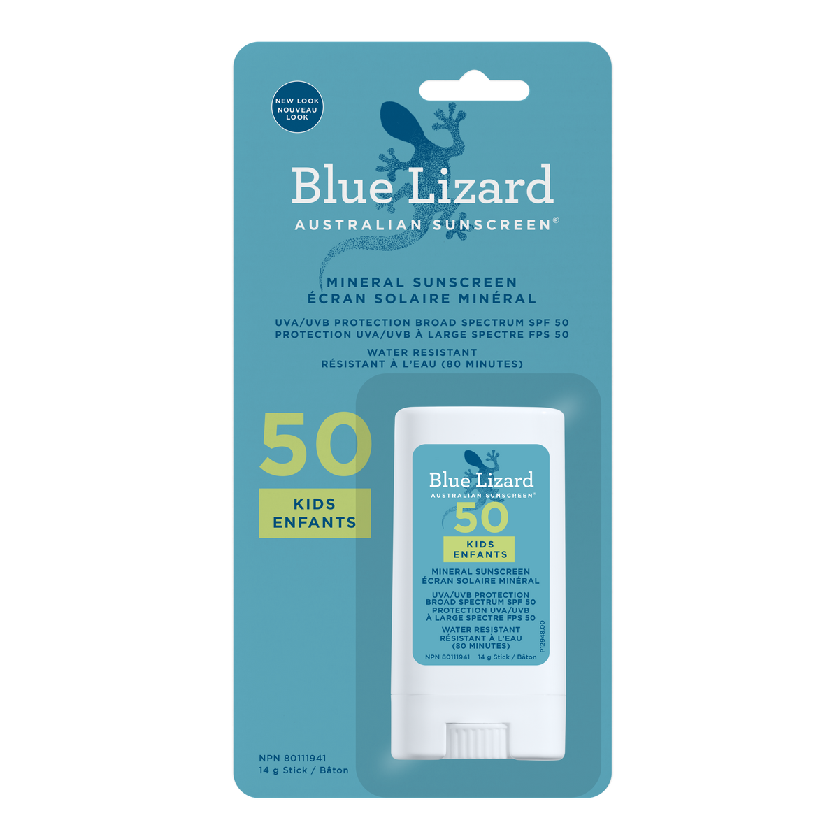 Blue Lizard Kids Mineral Sunscreen Stick SPF 50+