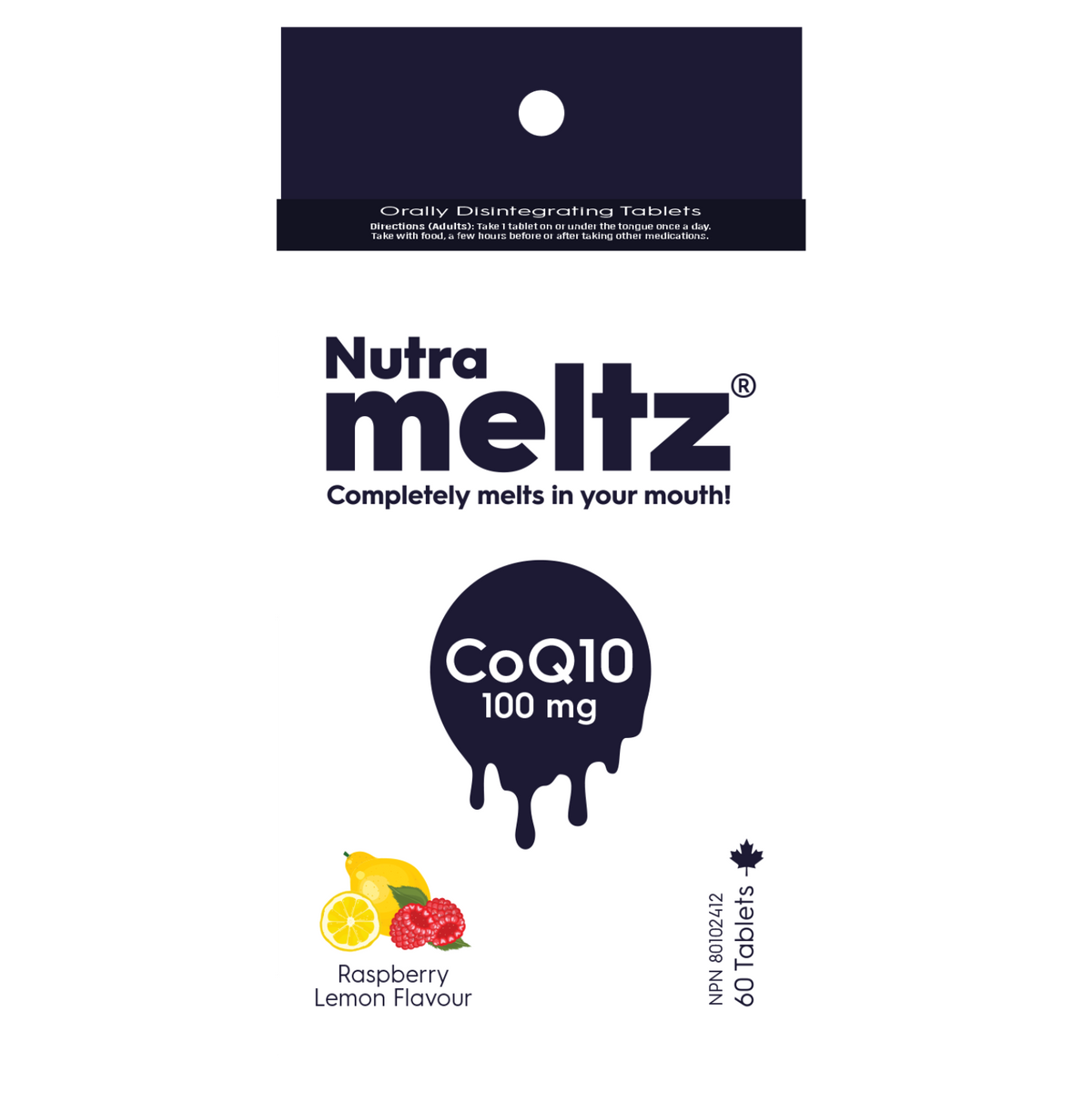 60 Tablets | Nutrameltz CoQ10 100mg 60 Tablets