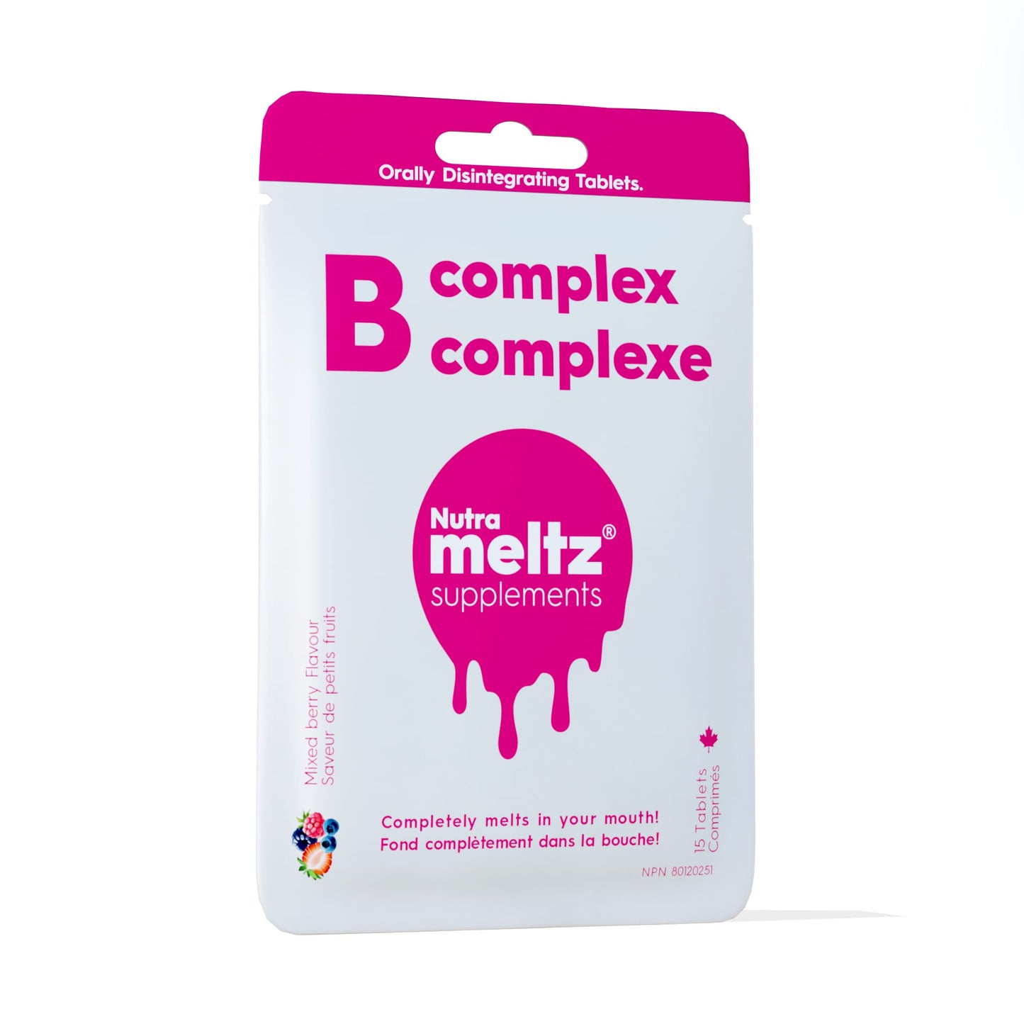 Case of 12 x 15 Tablets | Nutrameltz Vitamin B-Complex Case of 12 x 15 Tablets
