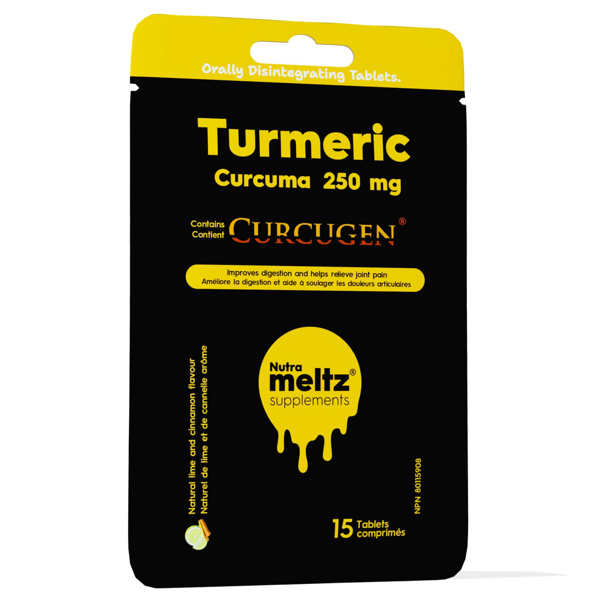 Case of 12 x 15 Tablets | Nutrameltz Curcugen Turmeric Case of 12 x 15 Tablets