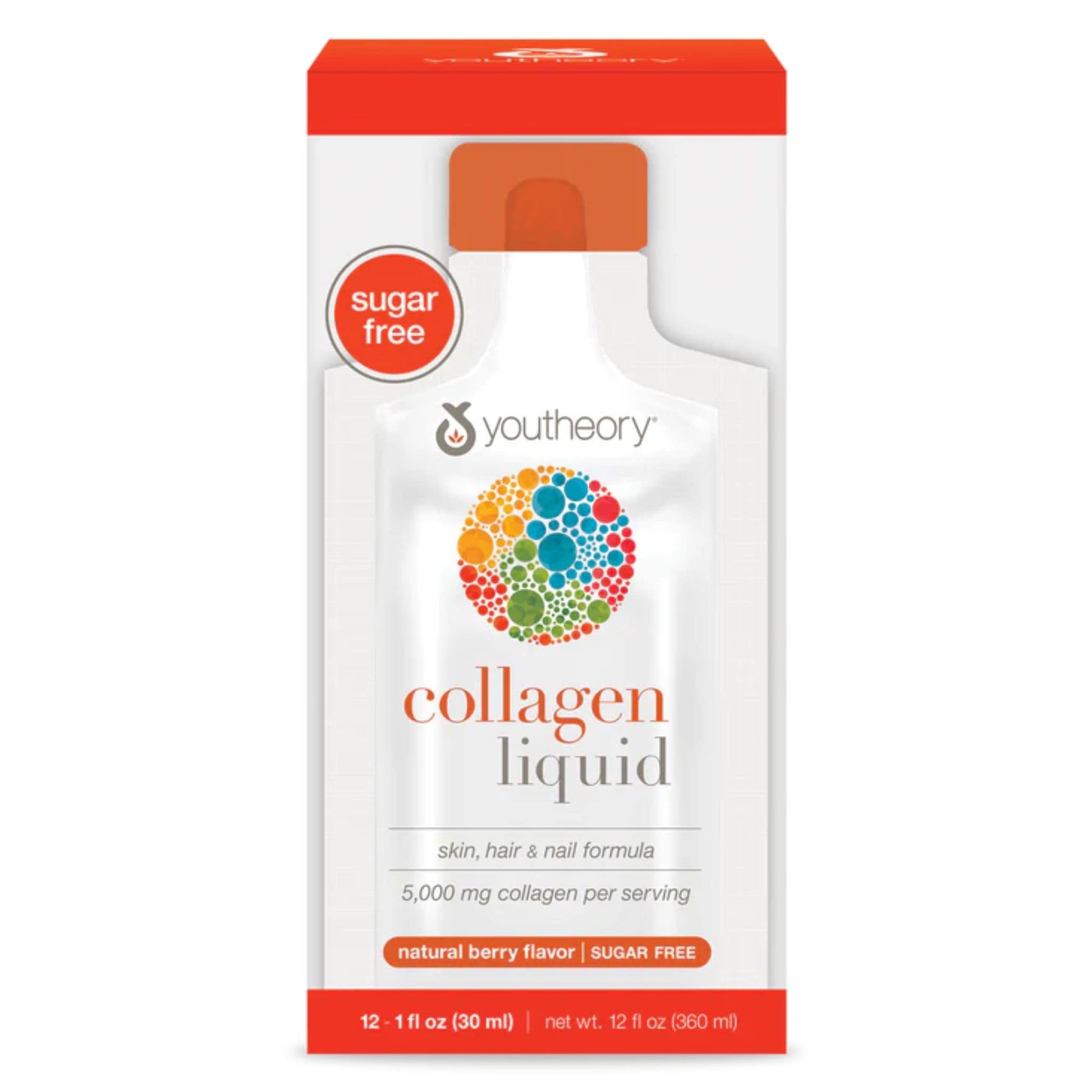 12 Packets x 30ml | YouTheory Liquid Collagen On The Go