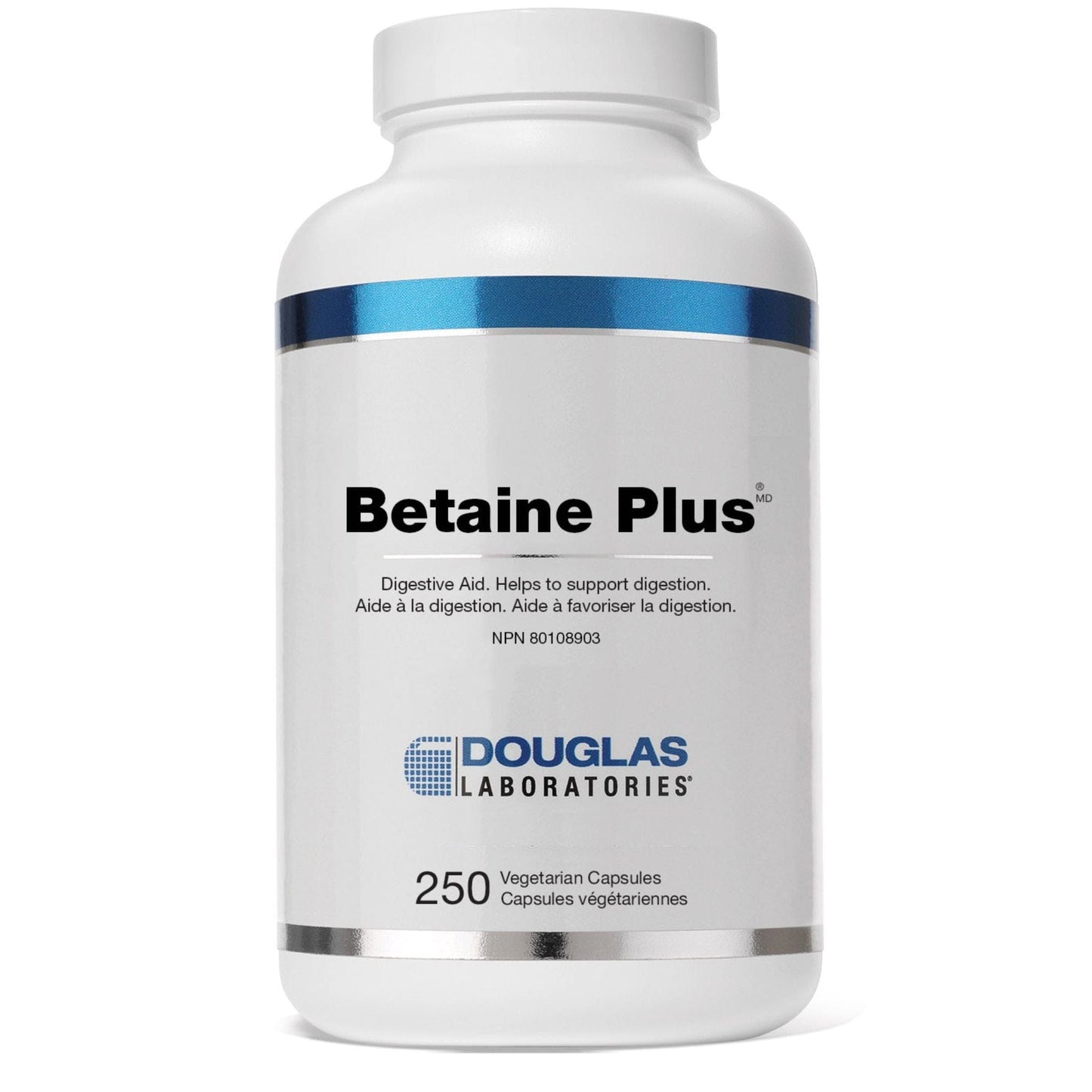Douglas Laboratories - Betaine Plus - 250 Vegetable Capsules