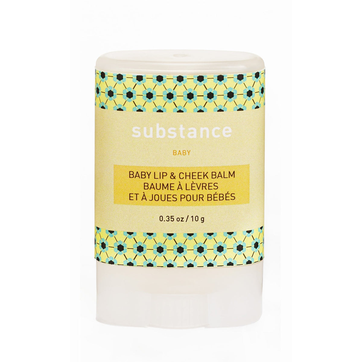 Substance Baby Lip and Cheek Balm, Protective Balm for Dry, Chapped Lips, Cheeks and Hands, 10g