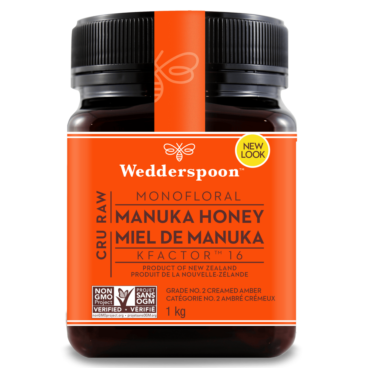 Wedderspoon Raw Manuka Honey KFactor 16 1kg