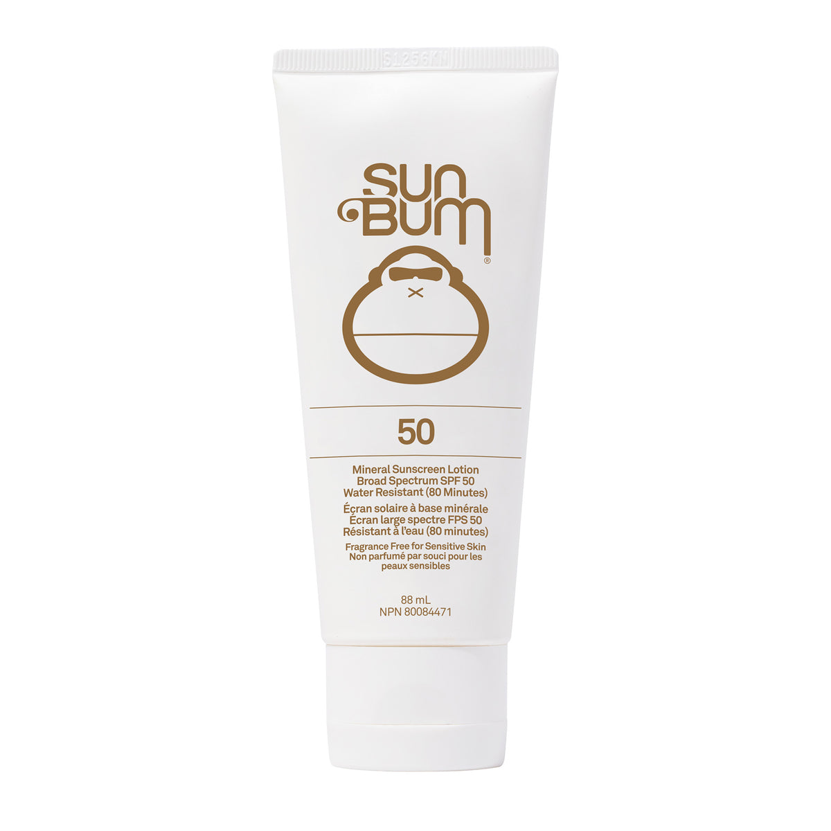 Sun Bum Mineral SPF 50 Sunscreen Lotion, 20% Zinc Oxide with Coconut Oil and Shea Butter, Water Resistant 80 Minutes, 88ml