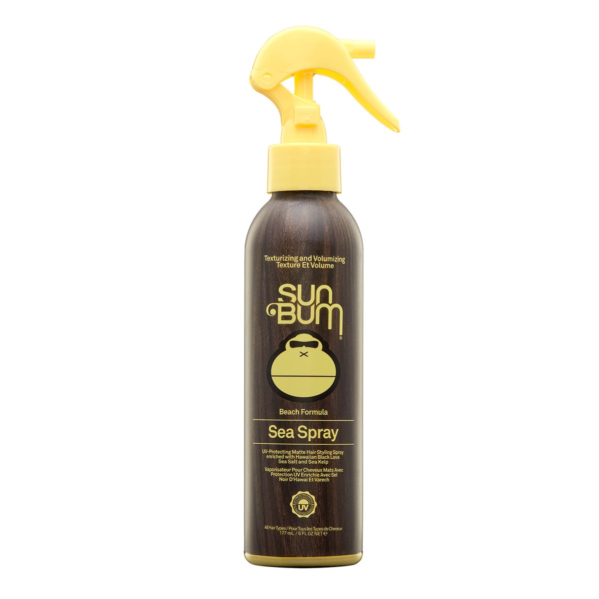 Sun Bum Sea Spray Texturizing Spray with Sea Salt and Kelp, Beachy Wave Hair Spray, 177ml
