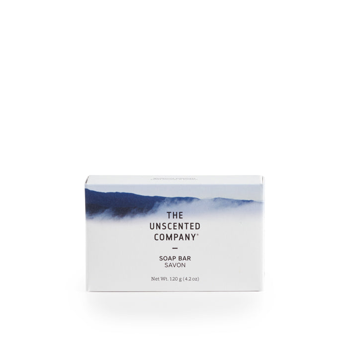 The Unscented Company Vegetable Glycerin Soap Bar, Fragrance-Free and Dye-Free Bar Soap for the Whole Family, Made in Canada, 120g