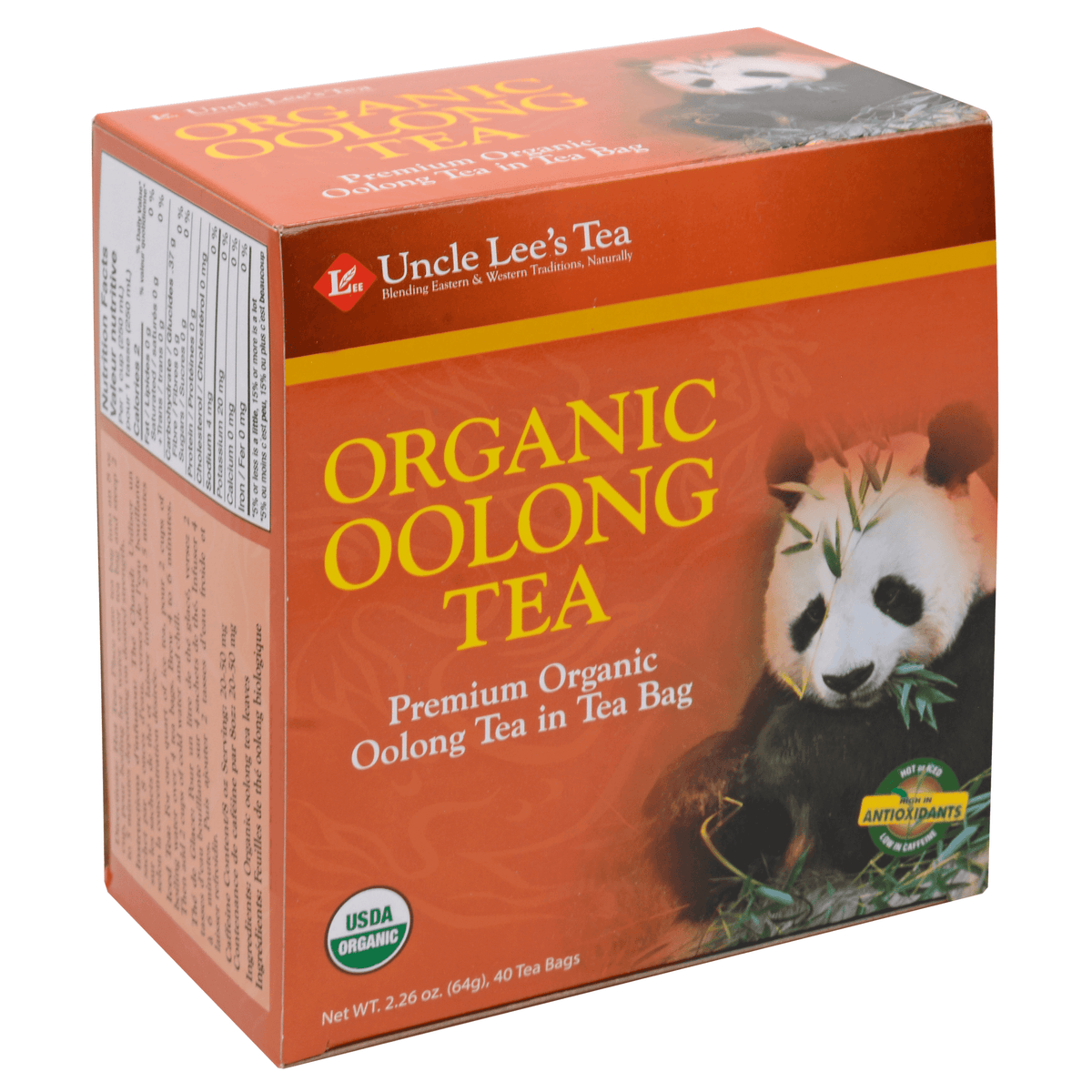 Uncle Lee's Organic Oolong Tea 40 Bags