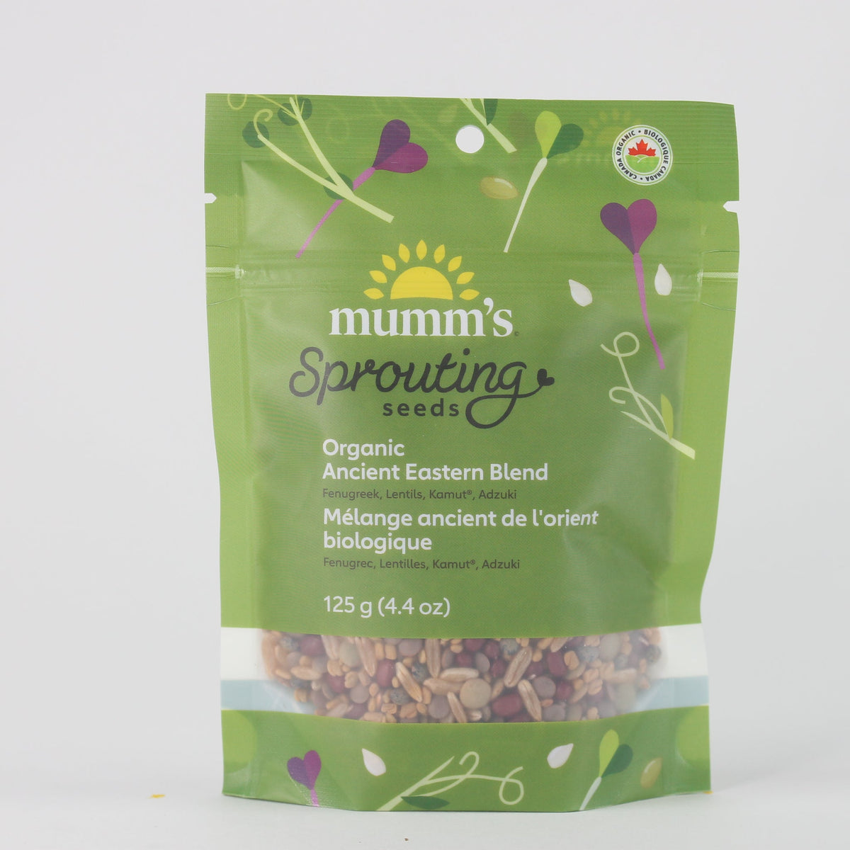 Mumm's Certified Organic Ancient Eastern Blend Sprouting Seed Blend, 125g