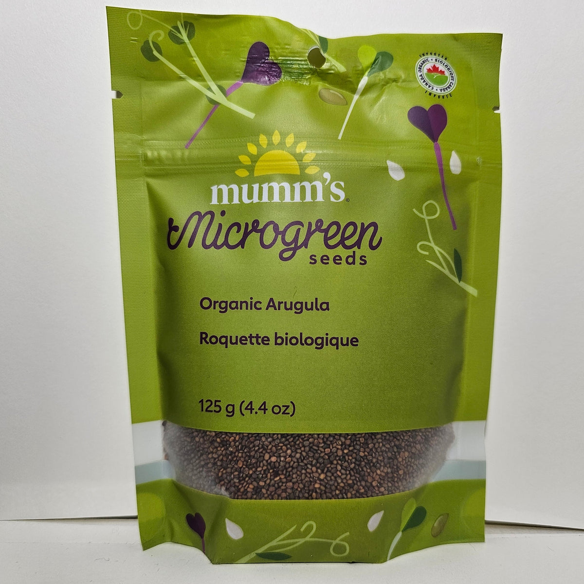 Mumm's Certified Organic Arugula (Rocket) Sprouting Seeds, 125g