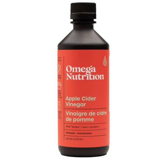 355ml | Omega Nutrition Apple Cider Vinegar Bottle