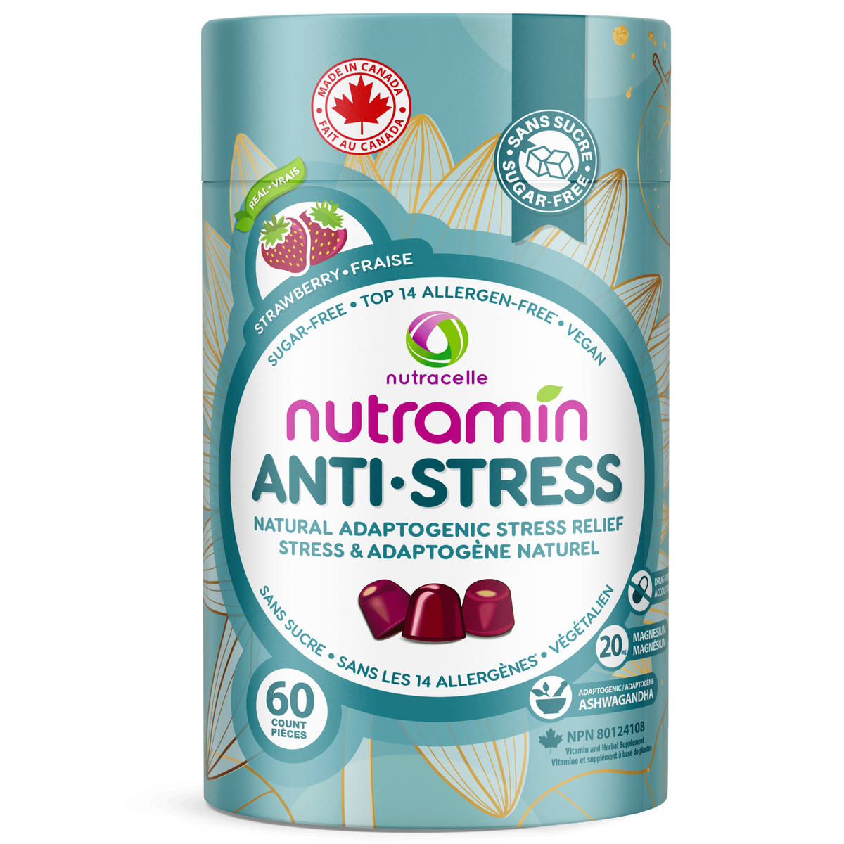 60 Vegan Gummies | Nutramin Anti Stress Gummies