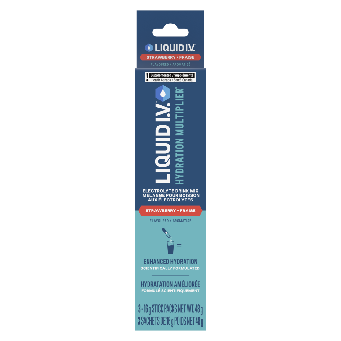 Liquid I.V. Hydration Multiplier, Electrolyte Drink Mix with 3x the Electrolytes of Leading Sports Drinks, 3, 6 or 16 Stick Packs