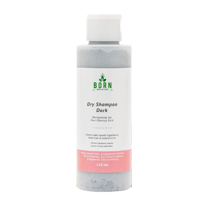 BORN Naturals Dry Shampoo Powder Dark