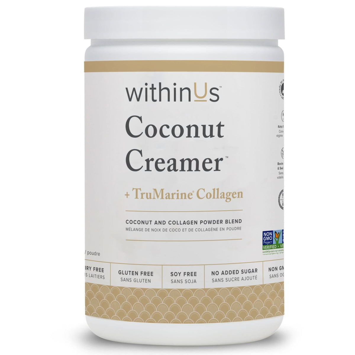 withinUs Collagen + Coconut Creamer 275g