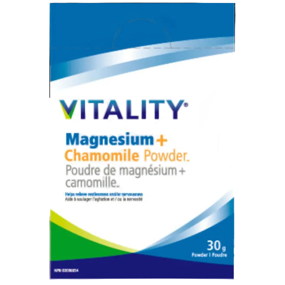 Vitality Magnesium + Chamomile Powder Box of 15 Sachets