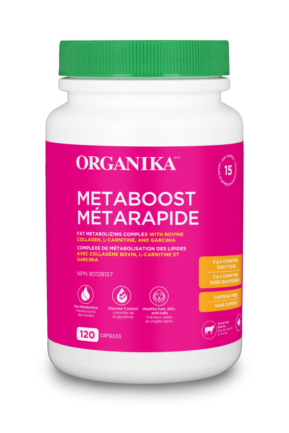 120 Capsules | Organika Fat Metabolizer 120 Capsules