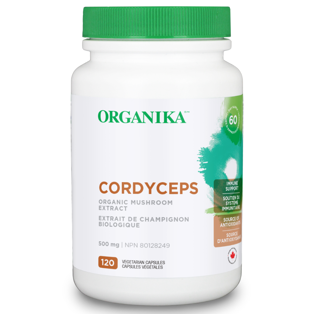 120 Vegetable Capsules | Organika Cordyceps Organic Mushroom 120 Vegetable Capsules