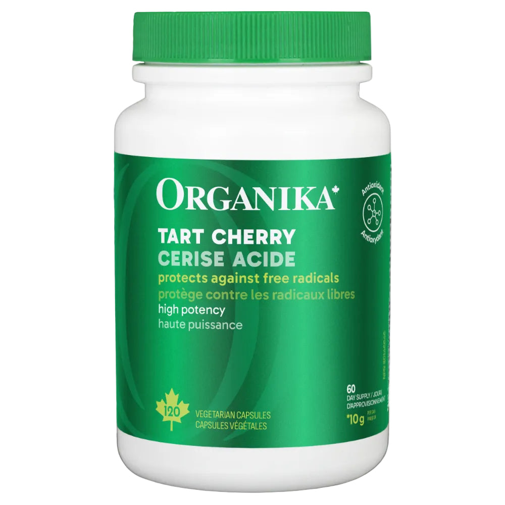 120 Vegetable Capsules | Organika Tart Cherry 120 Vegetable Capsules