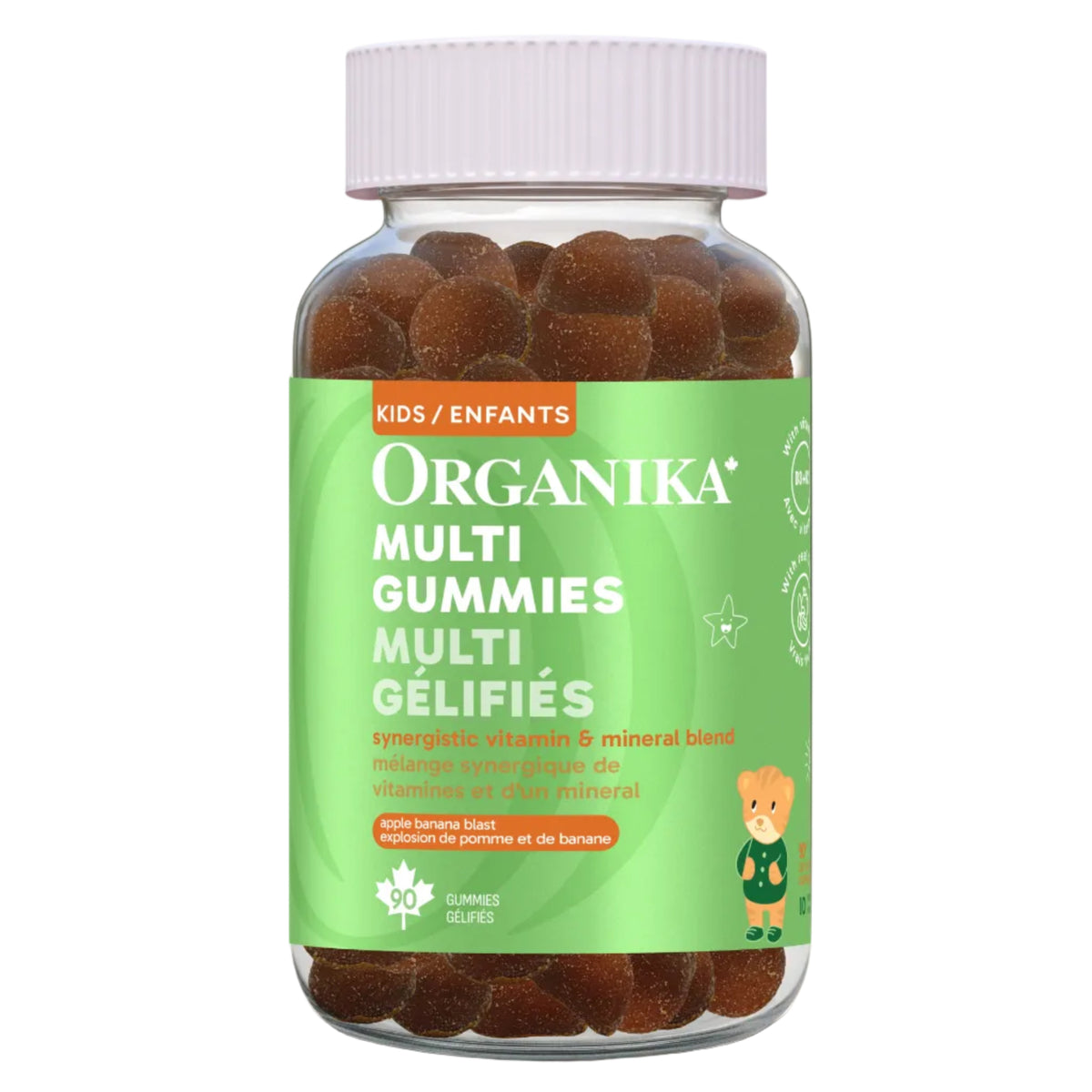 90 Gummies | Organika Kids Multivitamin Gummies 90 Gummies