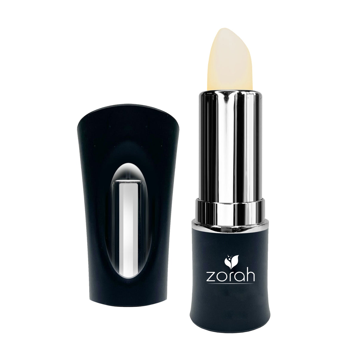 Zorah Plumping Lip Care with Argan Oil, Cupuaçu Butter and Peppermint, Moisturizing Lip Balm, Yza (Pink Tint) or Zoé (Clear), 4g - Zoé (Clear)