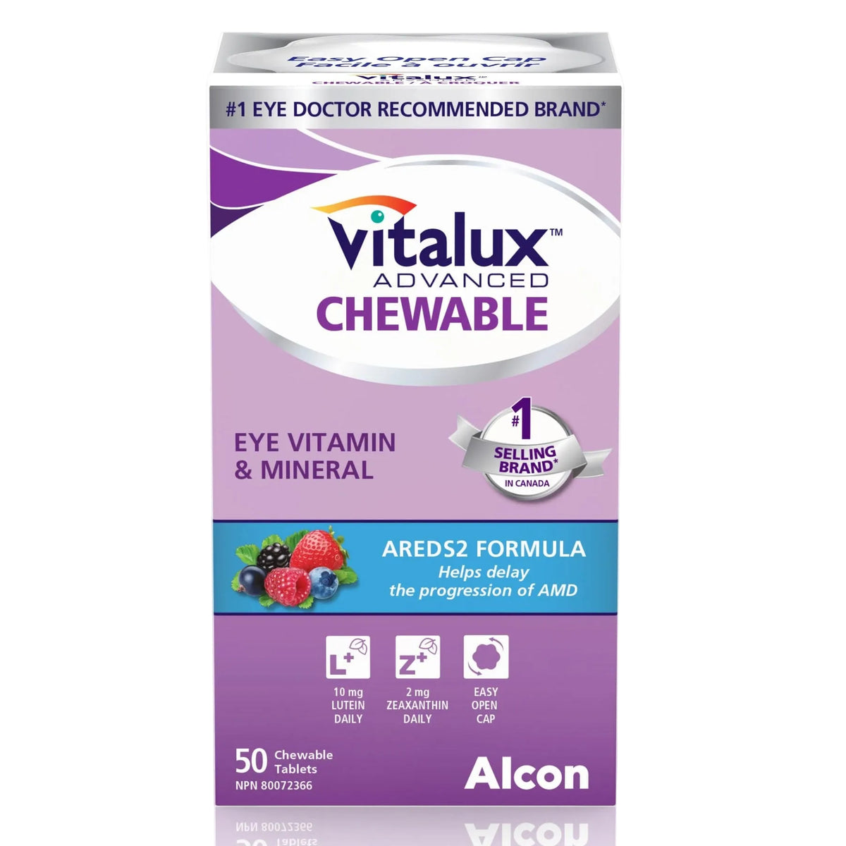 Vitalux Advanced Chewable AREDS2 Formula 50 Chewable Tablets