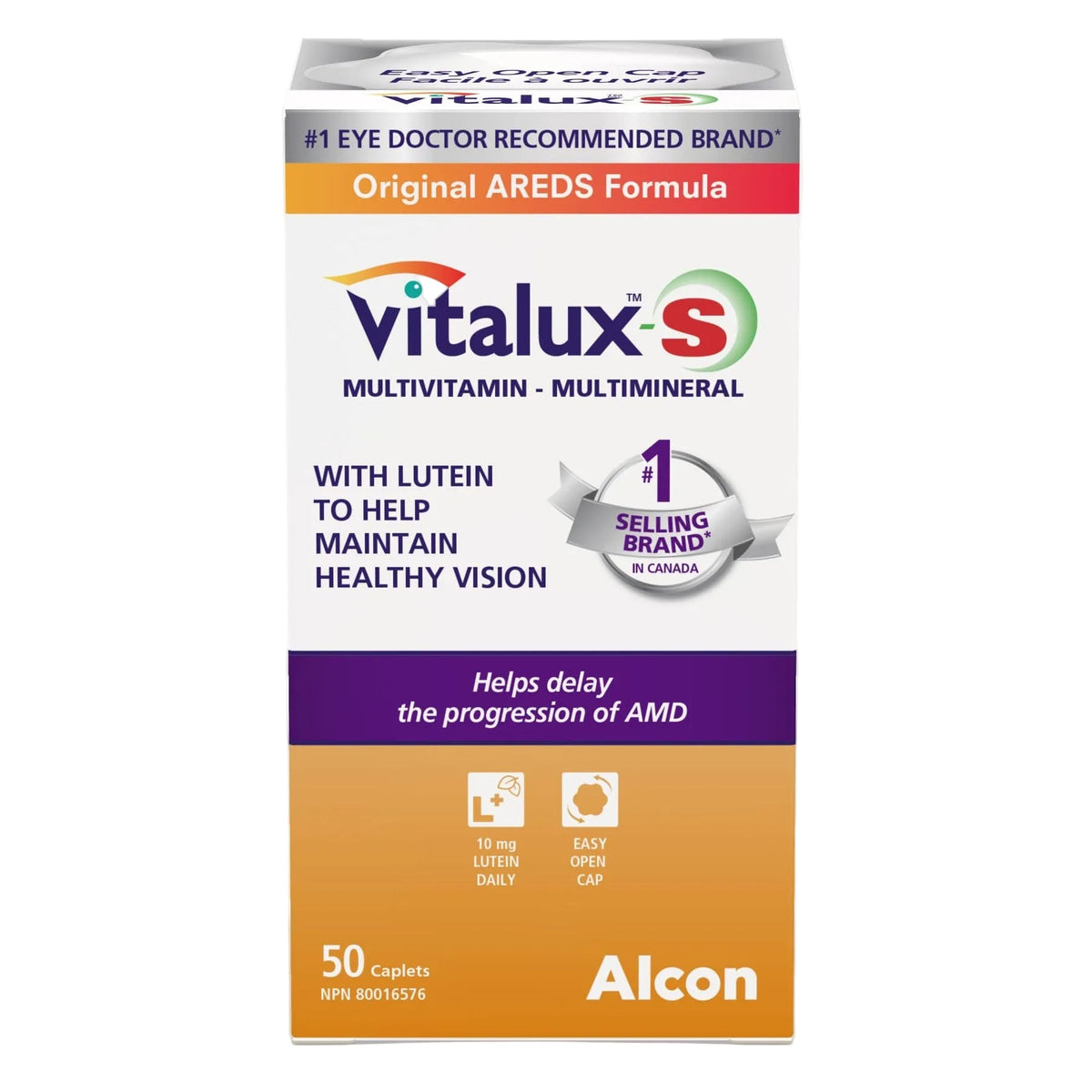 Vitalux AREDS-S Multivitamin 50 Caplets