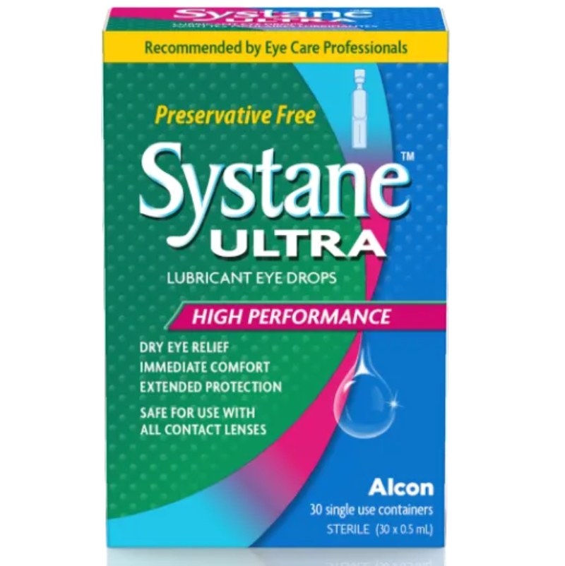 30 x 0.5ml Single-Use Vials | Systane Ultra Preservative-Free Lubricant Eye Drops 30 x 0.5ml Single-Use Vials