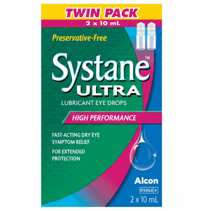 2 x 10ml Twin Pack | Systane Ultra Lubricant Eye Drops 2 x 10ml Twin Pack