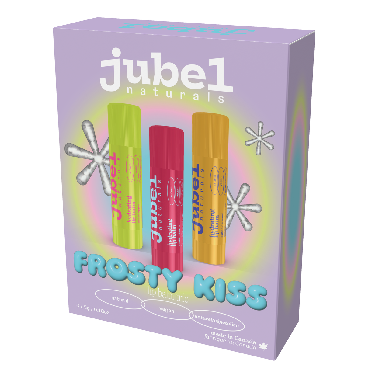 Jubel Naturals Pouty Kiss Lip Balm Trio