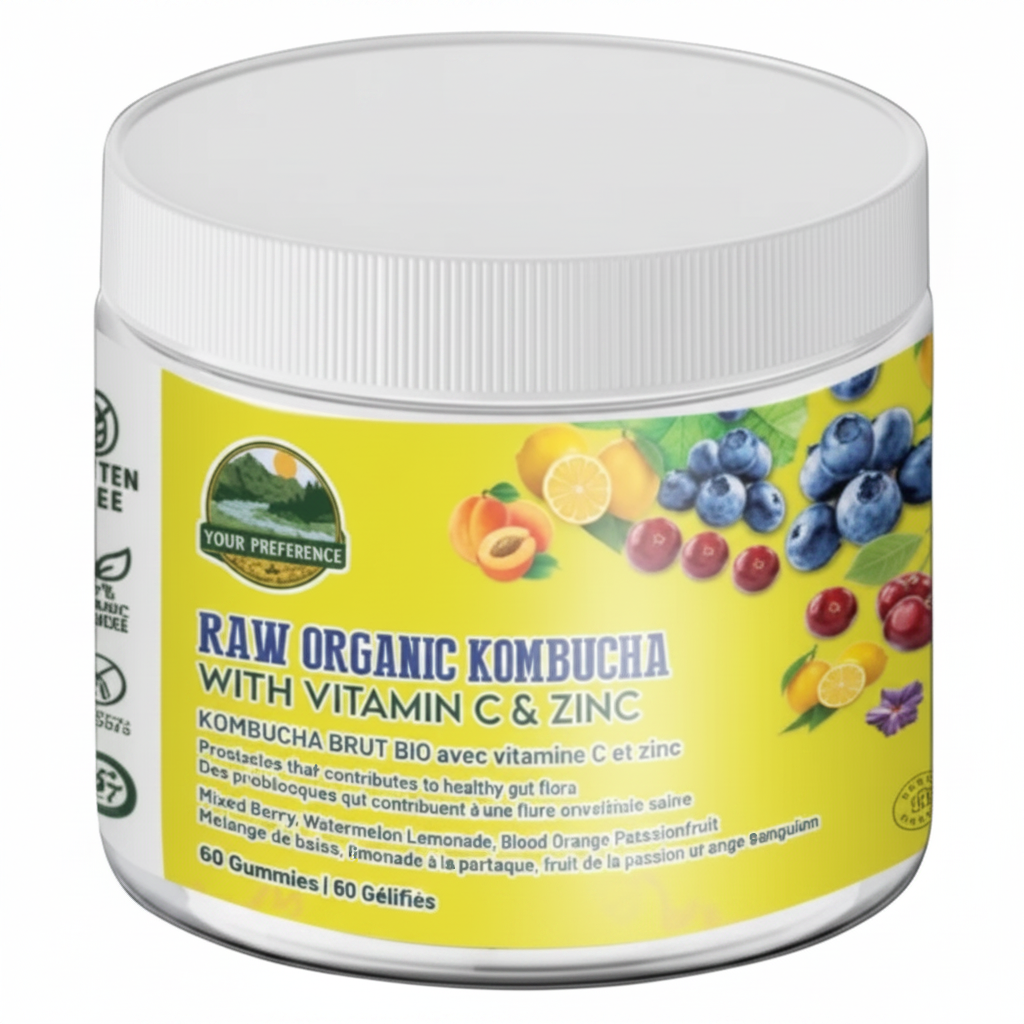 60 Gummies | Your Preference Kombucha Gummies with Vitamin C and Zinc