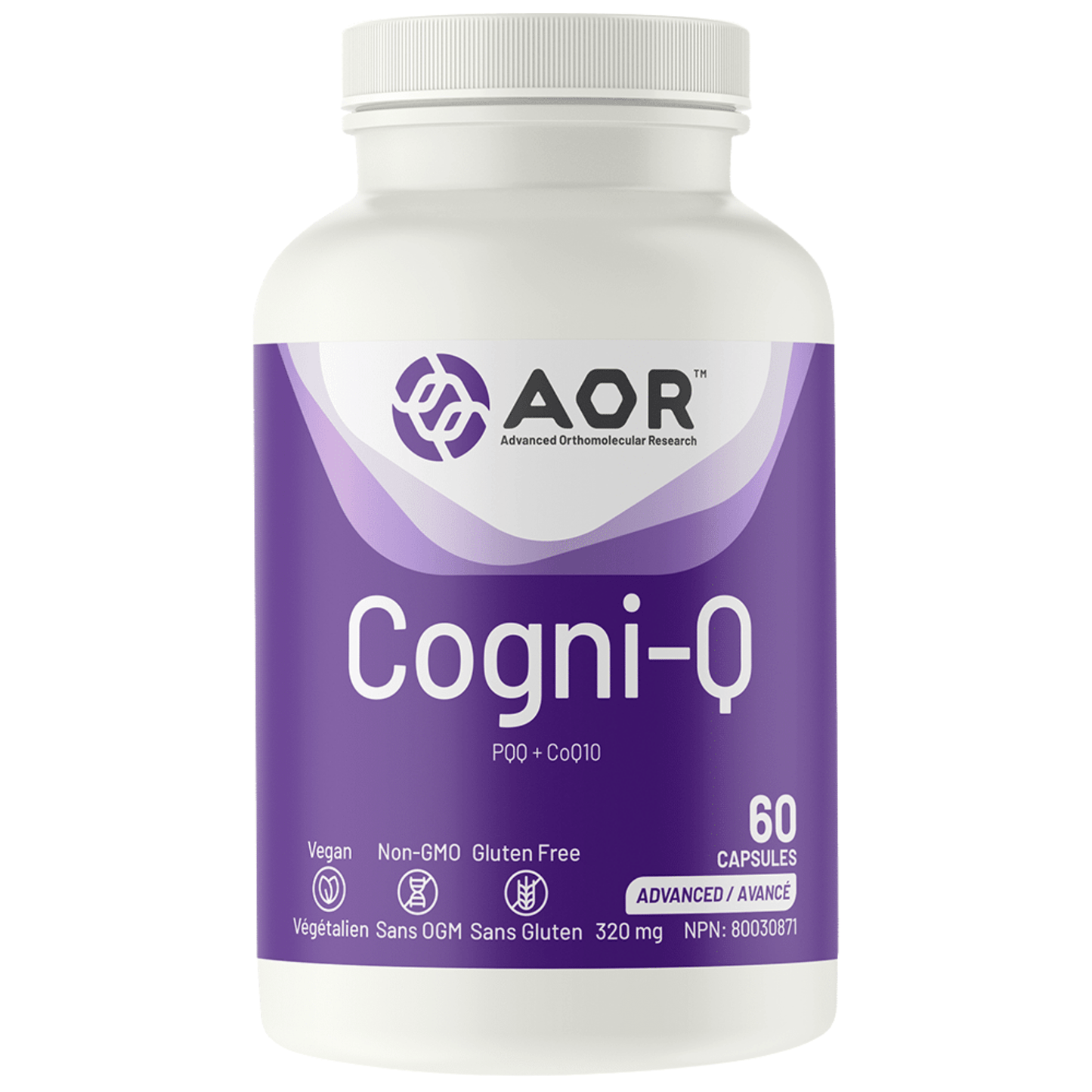 60 Capsules | AOR Cogni-Q