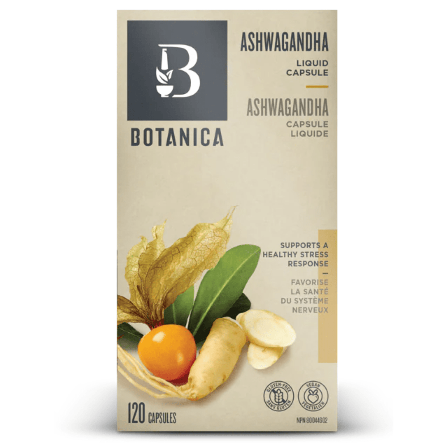 120 Liquid Capsules | Botanica Ashwaganda Super Concentrated LIquid Capsules